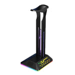Supporto per cuffie da gioco con doppia USB e luce RGB