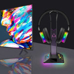 Supporto per cuffie da gioco con doppia USB e luce RGB