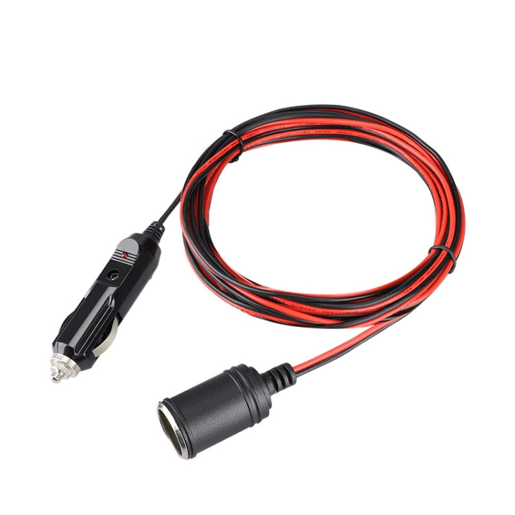Linea di estensione per presa accendisigari per auto 12-24 V, lunghezza cavo 3,7 m, 12-24V Length 370cm