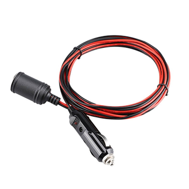Linea di estensione per presa accendisigari per auto 12-24 V, lunghezza cavo 3,7 m, 12-24V Length 370cm