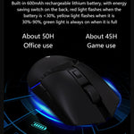 Ajazz I309Pro 1600 DPI 8 Tasti Dual Mode Gaming Mouse Wireless Bluetooth