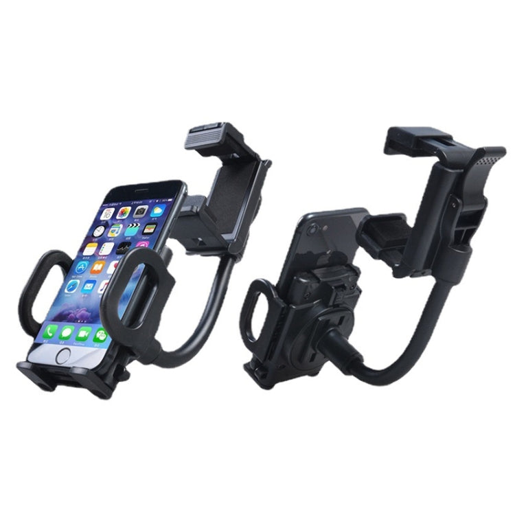 Staffa per tubo flessibile per specchietto retrovisore per auto Staffa di navigazione universale per telefono cellulare, H59+C38