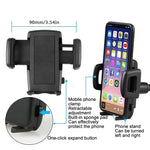 Staffa per tubo flessibile per specchietto retrovisore per auto Staffa di navigazione universale per telefono cellulare, H59+C38