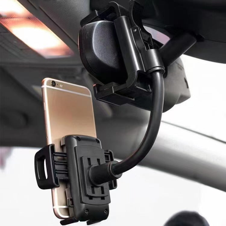 Staffa per tubo flessibile per specchietto retrovisore per auto Staffa di navigazione universale per telefono cellulare, H59+C38