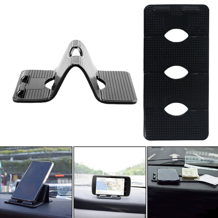 Stabilizzatore antiscivolo pieghevole per supporto da auto da tavolo per telefono cellulare da 2 pezzi, HL-144