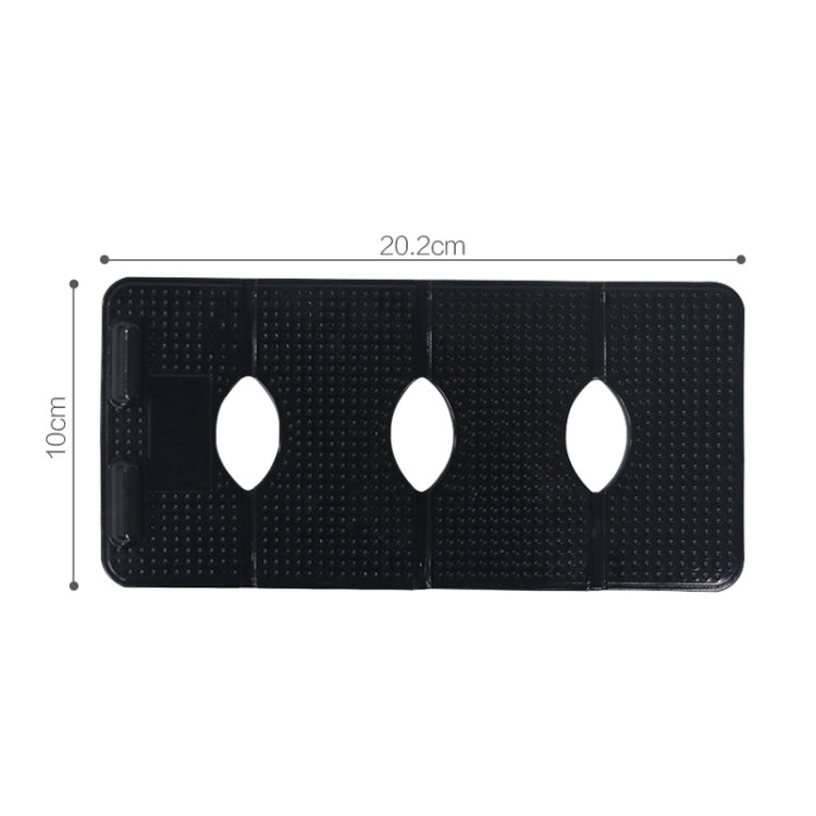 Stabilizzatore antiscivolo pieghevole per supporto da auto da tavolo per telefono cellulare da 2 pezzi, HL-144