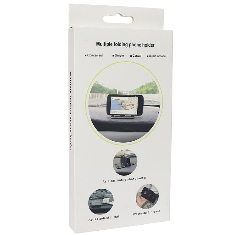 Stabilizzatore antiscivolo pieghevole per supporto da auto da tavolo per telefono cellulare da 2 pezzi, HL-144