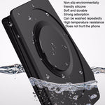 Staffa fissa per strumento a ventosa per supporto da auto per tablet per cellulare, Red Leather Pattern, Black Carbon Fiber