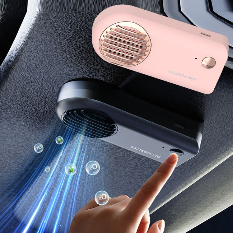 Auto Mini purificatore d'aria Toilette Deodorante Sterilizzatore per scarpiera, Air Purifier White, Air Purifier Pink, Air Purifier Grey