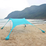 Tenda da campeggio all'aperto in lycra da spiaggia con baldacchino, tenda da pesca parasole, dimensioni:, 210x160x150cm, 210x200x150cm, 300x300x200cm