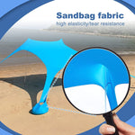 Tenda da campeggio all'aperto in lycra da spiaggia con baldacchino, tenda da pesca parasole, dimensioni:, 210x160x150cm, 210x200x150cm, 300x300x200cm