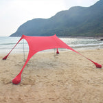 Tenda da campeggio all'aperto in lycra da spiaggia con baldacchino, tenda da pesca parasole, dimensioni:, 210x160x150cm, 210x200x150cm, 300x300x200cm