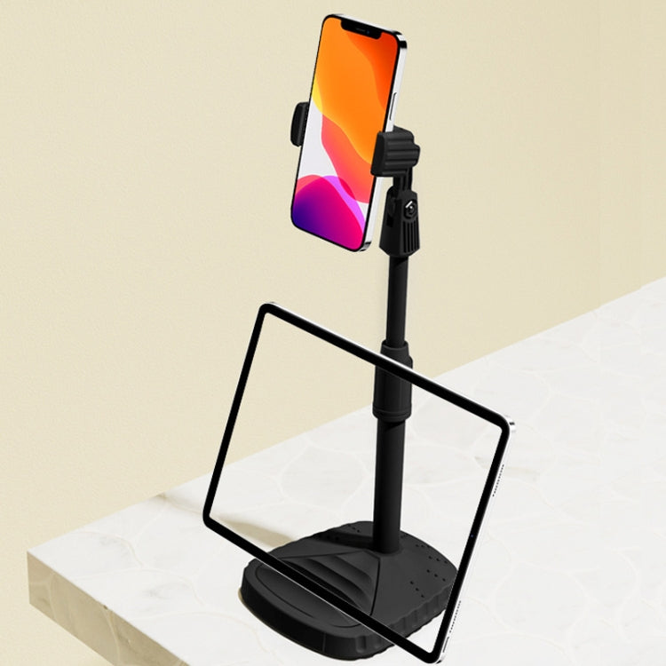 Staffa pieghevole telescopica per telefono cellulare desktop live, Classic Black, Ivory White, Dark Green, Cherry Blossom Pink
