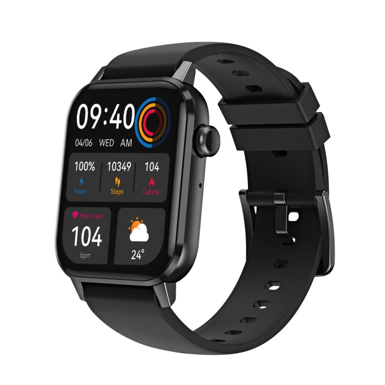 HD6 Smart Watch con monitoraggio della frequenza cardiaca multifunzionale da 1,69 pollici, Black, Silver, Pink, Light Green, Green