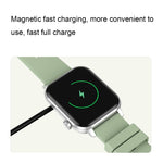HD6 Smart Watch con monitoraggio della frequenza cardiaca multifunzionale da 1,69 pollici, Black, Silver, Pink, Light Green, Green