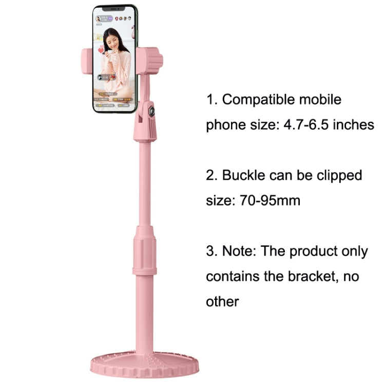 Staffa da tavolo per telefono cellulare telescopico live multifunzionale da 2 pezzi, Classic Black, Ivory White, Dark Night Green, Active Orange, Noble Purple, Mint Green, Cherry Blossom Pink