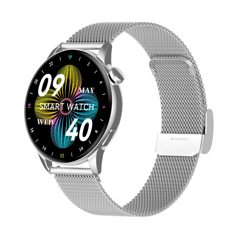 HD1 Smart Watch con schermo AMOLED da 1,3 pollici con funzione NFC, Gold Steel+Silicone Strap, Silver Steell+Silicone Strap, Black Steell+Silicone Strap