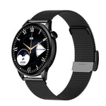 HD1 Smart Watch con schermo AMOLED da 1,3 pollici con funzione NFC, Gold Steel+Silicone Strap, Silver Steell+Silicone Strap, Black Steell+Silicone Strap