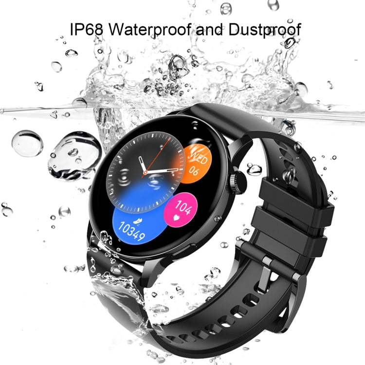 HD1 Smart Watch con schermo AMOLED da 1,3 pollici con funzione NFC, Gold Steel+Silicone Strap, Silver Steell+Silicone Strap, Black Steell+Silicone Strap