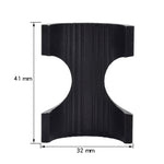 3 PCS FMFXTR Manubrio per bicicletta Diametro da 25,4 mm a 31,8 mm Manicotto di riduzione, Reducing Sleeve Black