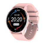 ZL02 Smart Watch con contapassi e monitoraggio della frequenza cardiaca, Silicone Band (Blue), Silicone Band (Black), Silicone Band (Pink), Silicone Band (Yellow)