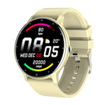 ZL02 Smart Watch con contapassi e monitoraggio della frequenza cardiaca, Silicone Band (Blue), Silicone Band (Black), Silicone Band (Pink), Silicone Band (Yellow)