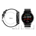 ZL02 Smart Watch con contapassi e monitoraggio della frequenza cardiaca, Silicone Band (Blue), Silicone Band (Black), Silicone Band (Pink), Silicone Band (Yellow)