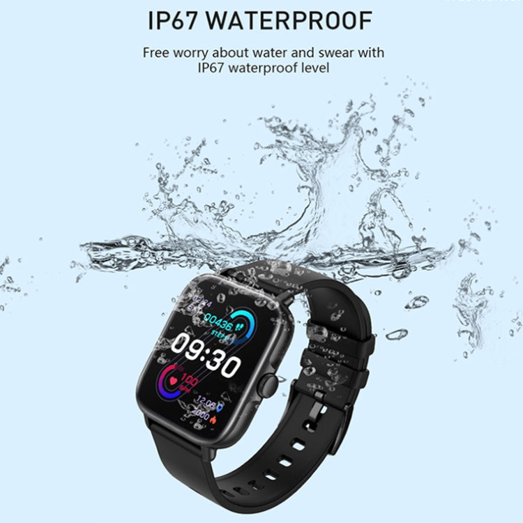 LOANIY Y22 Smart Watch Bluetooth con monitoraggio della frequenza cardiaca, Pink, Black, Gold, Silver Gray