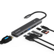 Blueendless Type-C+USB 3.0/2.0+HDMI4K HUB, Specifiche:, 7 in 1, 5 in 1