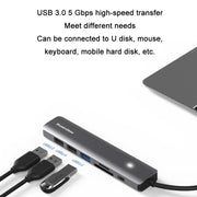 Blueendless Type-C+USB 3.0/2.0+HDMI4K HUB, Specifiche:, 7 in 1, 5 in 1