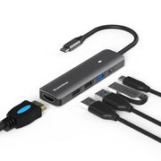 Blueendless Type-C+USB 3.0/2.0+HDMI4K HUB, Specifiche:, 7 in 1, 5 in 1