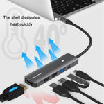 Blueendless Type-C+USB 3.0/2.0+HDMI4K HUB, Specifiche:, 7 in 1, 5 in 1