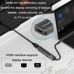 Blueendless Type-C+USB 3.0/2.0+HDMI4K HUB, Specifiche:, 7 in 1, 5 in 1