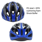 Casco monopezzo unisex per bici da ciclismo, White Orange, Blue Black, Yellow Black, Red Black, White Black, White Black Green, Fiber Black