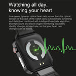 LOANIY E86 Orologio Bluetooth intelligente con monitoraggio della frequenza cardiaca da 1,7 pollici, Blue, Black, Red, Black Leather, Brown Leather, Black Steel