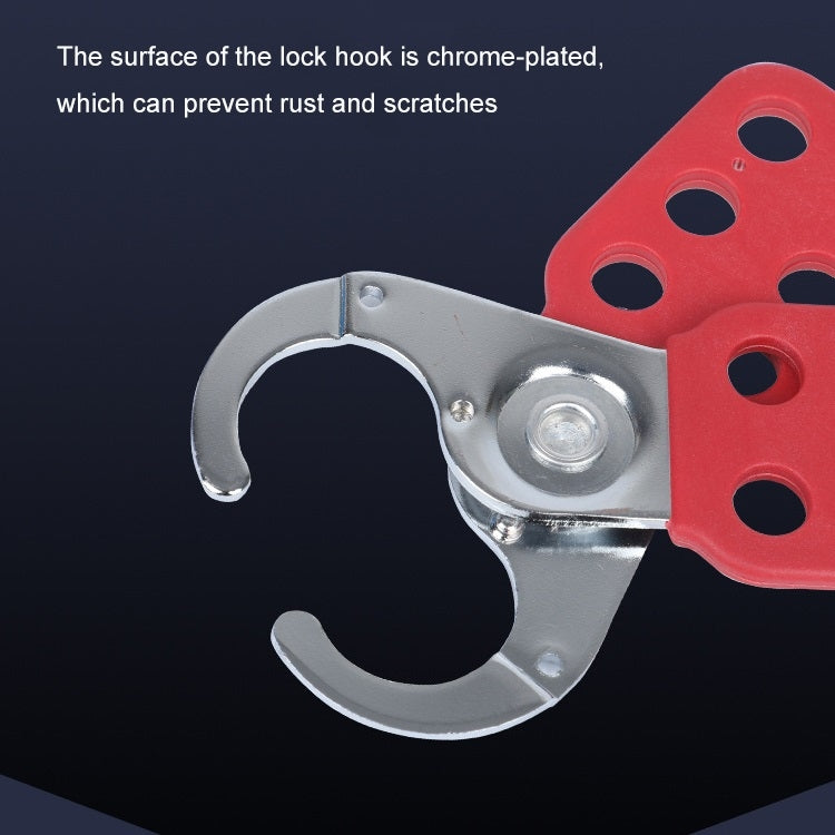 Lucchetto Prolockey per sicurezza industriale in acciaio antiruggine a sei maglie, SH01, SH02