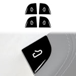 Adesivi per interruttore alzacristalli auto tipo B, 4 pezzi/set, per Tesla Model 3