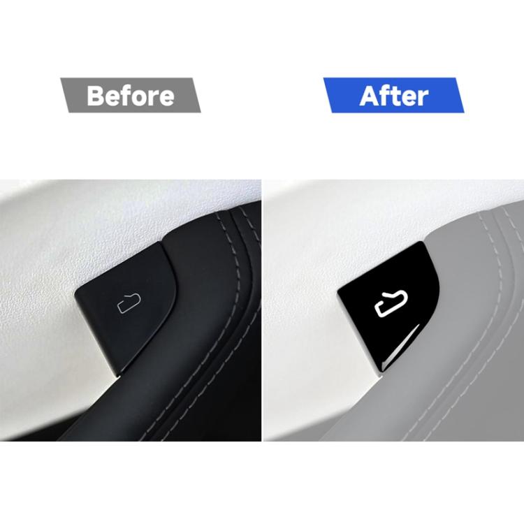 Adesivi per interruttore alzacristalli auto tipo B, 4 pezzi/set, per Tesla Model 3