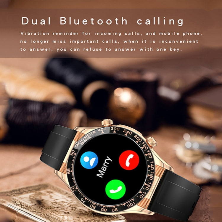 LOANIY E18 Pro Smart Bluetooth Call Watch con funzione NFC, Black Silicone, Green Silicone, Gold Silicone, Black Leather, Green Leather, Gold Leather, Black Silver Steel, Green Silver Steel, Gold Steel