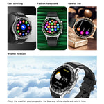 LOANIY E18 Pro Smart Bluetooth Call Watch con funzione NFC, Black Silicone, Green Silicone, Gold Silicone, Black Leather, Green Leather, Gold Leather, Black Silver Steel, Green Silver Steel, Gold Steel