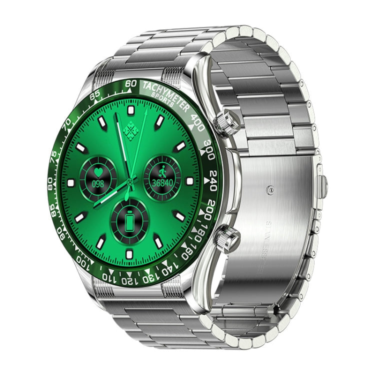 LOANIY E18 Pro Smart Bluetooth Call Watch con funzione NFC, Black Silicone, Green Silicone, Gold Silicone, Black Leather, Green Leather, Gold Leather, Black Silver Steel, Green Silver Steel, Gold Steel