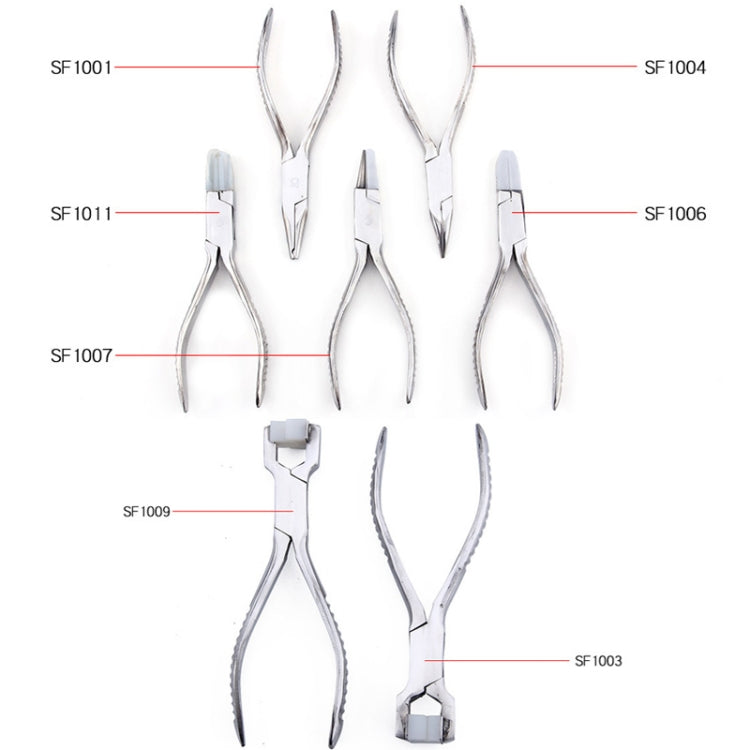 Set pinze per riparazione occhiali in acciaio inox