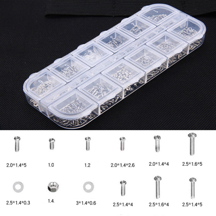 Set pinze per riparazione occhiali in acciaio inox
