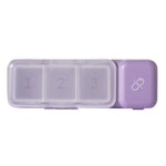 TR017 Taglierina per medicinali portatile Mini scatola per medicinali sigillata per 7 giorni, Green, Purple, White, Pink