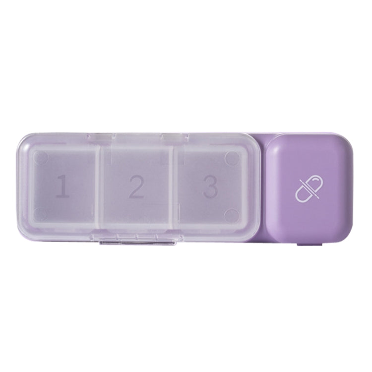 TR017 Taglierina per medicinali portatile Mini scatola per medicinali sigillata per 7 giorni, Green, Purple, White, Pink