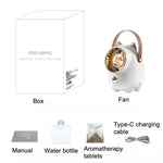 Ventilatore USB con Nebulizzatore e Batteria 2000mAh