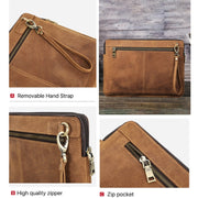CONTATTI FAMIGLIA Custodia per laptop in pelle per Macbook Pro 14.2 pollici, Brown, Coffee