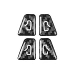 Adesivi per interruttori alzacristalli auto Tesla Model 3/Y, set da 4 pezzi