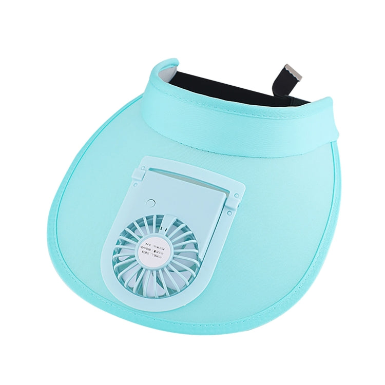 Cappello da ventilatore ricaricabile USB Parasole estivo Cappello da sole a tesa larga vuoto, Black, Sky Blue, Pink, Violet, Fluorescent Yellow, Orange Red