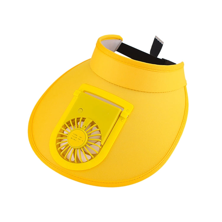 Cappello da ventilatore ricaricabile USB Parasole estivo Cappello da sole a tesa larga vuoto, Black, Sky Blue, Pink, Violet, Fluorescent Yellow, Orange Red